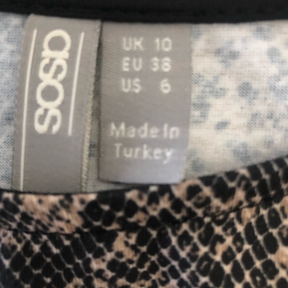 ASOS Snake cutout print top - Picture 3 of 5
